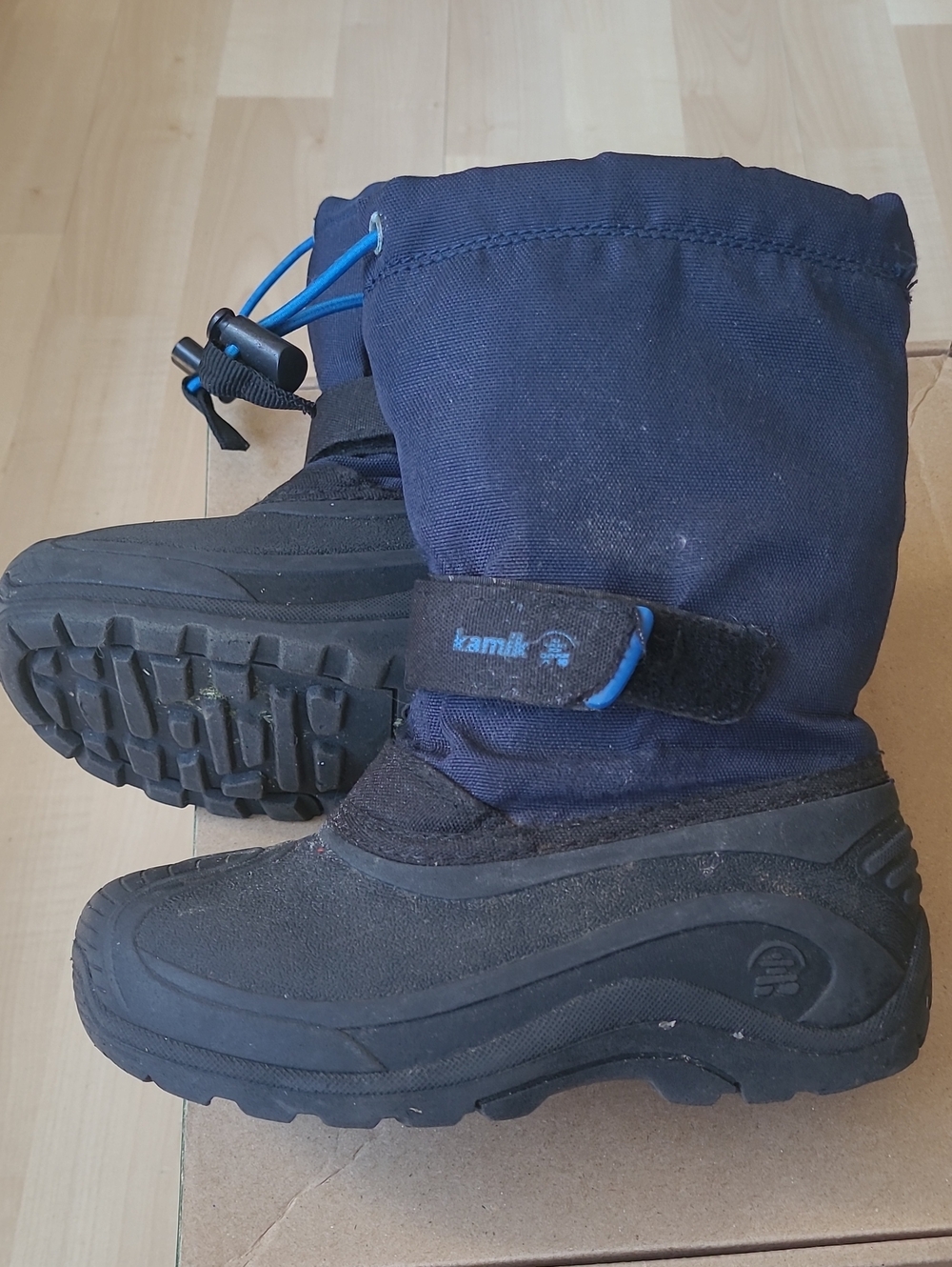 Kamik Kids' Navy Blue Winter Snow Boots